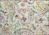 Piper Looms Chantille Paisley ACN834 Ivory Machine Washable Area Rug Scatter Main Image