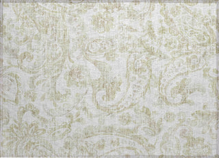 Piper Looms Chantille Paisley ACN835 Beige Machine Washable Area Rug Scatter Main Image