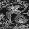 Piper Looms Chantille Paisley ACN835 Black Machine Washable Area Rug Swatch Image