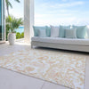 Piper Looms Chantille Paisley ACN835 Coral Machine Washable Area Rug Outdoor Lifestyle Image Feature