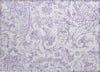 Piper Looms Chantille Paisley ACN835 Lavender Machine Washable Area Rug Scatter Main Image