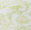Piper Looms Chantille Paisley ACN835 Sage Machine Washable Area Rug Swatch Image