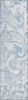 Piper Looms Chantille Paisley ACN835 Sky Machine Washable Area Rug Runner Main Image