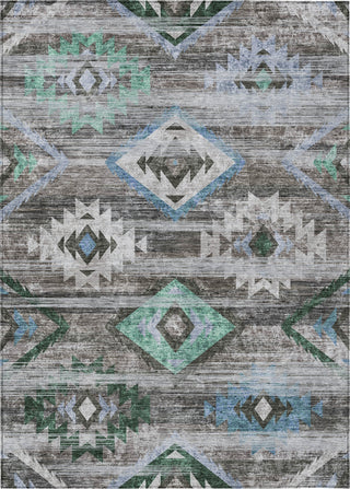 Piper Looms Chantille Southwest ACN836 Brown Machine Washable Area Rug main image
