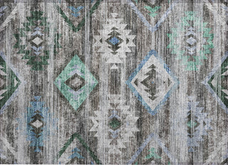 Piper Looms Chantille Southwest ACN836 Brown Machine Washable Area Rug Scatter Main Image