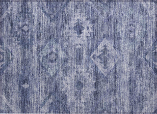 Piper Looms Chantille Southwest ACN837 Navy Machine Washable Area Rug Scatter Main Image