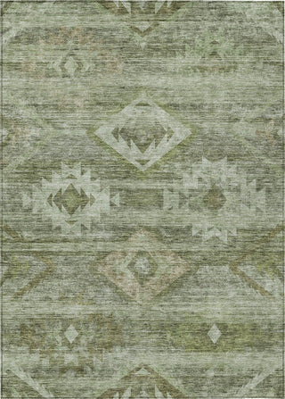 Piper Looms Chantille Southwest ACN837 Olive Machine Washable Area Rug main image