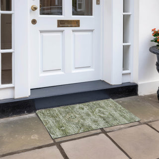 Piper Looms Chantille Southwest ACN837 Olive Machine Washable Area Rug Scatter Outdoor Lifestyle Image Feature