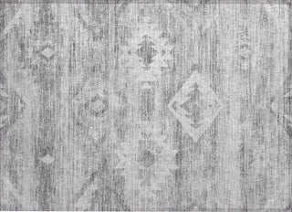 Piper Looms Chantille Southwest ACN837 Silver Machine Washable Area Rug Scatter Main Image