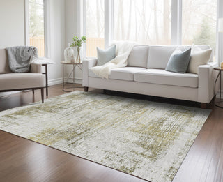 Piper Looms Chantille Modern ACN838 Pearl Machine Washable Area Rug Lifestyle Image Feature