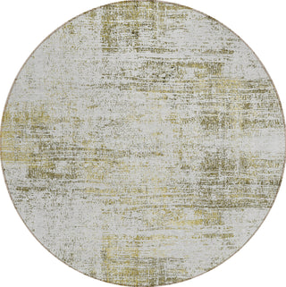Piper Looms Chantille Modern ACN838 Pearl Machine Washable Area Rug Round Main Image