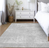 Piper Looms Chantille Modern ACN839 Silver Machine Washable Area Rug Lifestyle Image Feature