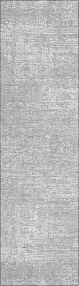 Piper Looms Chantille Modern ACN839 Silver Machine Washable Area Rug Runner Main Image