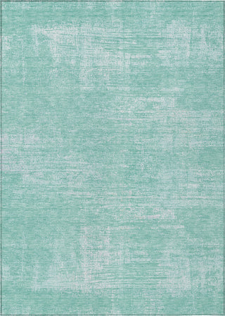 Piper Looms Chantille Modern ACN839 Turquoise Machine Washable Area Rug main image