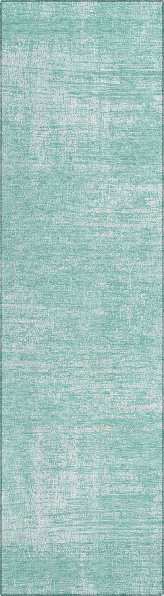 Piper Looms Chantille Modern ACN839 Turquoise Machine Washable Area Rug Runner Main Image