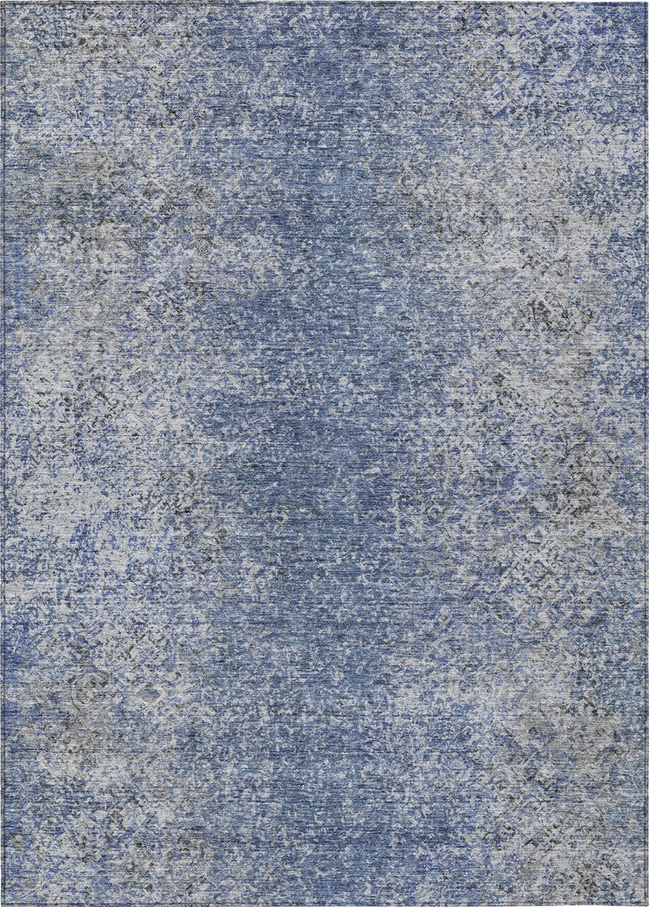 Piper Looms Chantille Vintage ACN840 Blue Machine Washable Area Rug main image