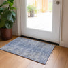 Piper Looms Chantille Vintage ACN840 Blue Machine Washable Area Rug Scatter Lifestyle Image Feature