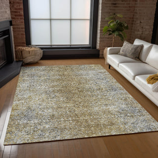 Piper Looms Chantille Vintage ACN840 Brown Machine Washable Area Rug Lifestyle Image Feature