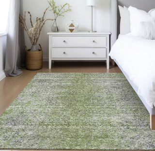 Piper Looms Chantille Vintage ACN840 Fern Machine Washable Area Rug Lifestyle Image Feature