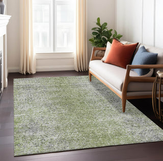Piper Looms Chantille Vintage ACN840 Fern Machine Washable Area Rug Lifestyle Image Feature