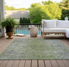 Piper Looms Chantille Vintage ACN840 Fern Machine Washable Area Rug Outdoor Lifestyle Image Feature