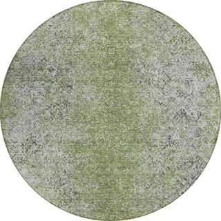 Piper Looms Chantille Vintage ACN840 Fern Machine Washable Area Rug Round Main Image