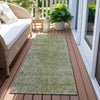 Piper Looms Chantille Vintage ACN840 Fern Machine Washable Area Rug Runner Outdoor Lifestyle Image Feature