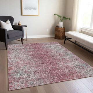 Piper Looms Chantille Vintage ACN840 Merlot Machine Washable Area Rug Lifestyle Image Feature