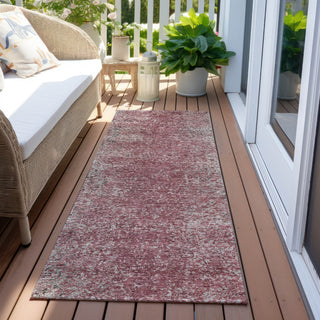 Piper Looms Chantille Vintage ACN840 Merlot Machine Washable Area Rug Runner Outdoor Lifestyle Image Feature