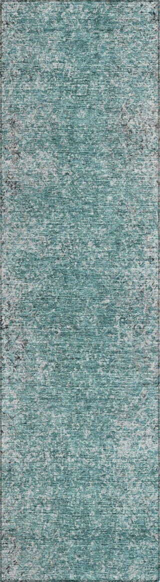 Piper Looms Chantille Vintage ACN840 Teal Machine Washable Area Rug Runner Main Image