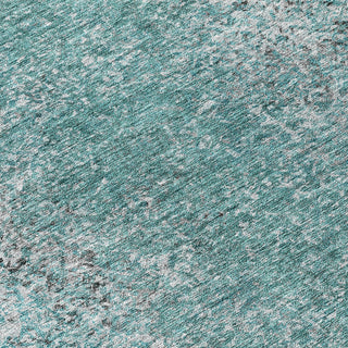 Piper Looms Chantille Vintage ACN840 Teal Machine Washable Area Rug Swatch Image