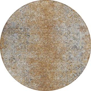 Piper Looms Chantille Vintage ACN840 Terracotta Machine Washable Area Rug Round Main Image