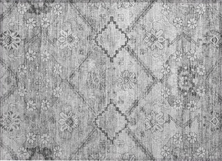 Piper Looms Chantille Floral ACN841 Gray Machine Washable Area Rug Scatter Main Image