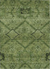 Piper Looms Chantille Floral ACN842 Olive Machine Washable Area Rug main image