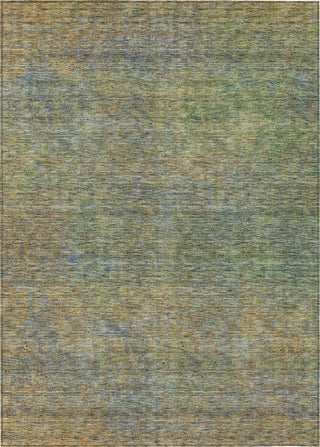 Piper Looms Chantille Modern ACN843 Green Machine Washable Area Rug main image