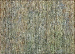 Piper Looms Chantille Modern ACN843 Green Machine Washable Area Rug Scatter Main Image