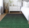 Piper Looms Chantille Modern ACN844 Emerald Machine Washable Area Rug Lifestyle Image Feature