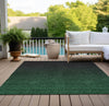 Piper Looms Chantille Modern ACN844 Emerald Machine Washable Area Rug Outdoor Lifestyle Image Feature