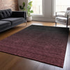 Piper Looms Chantille Modern ACN844 Merlot Machine Washable Area Rug Lifestyle Image Feature