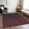 Piper Looms Chantille Modern ACN844 Merlot Machine Washable Area Rug Lifestyle Image Feature
