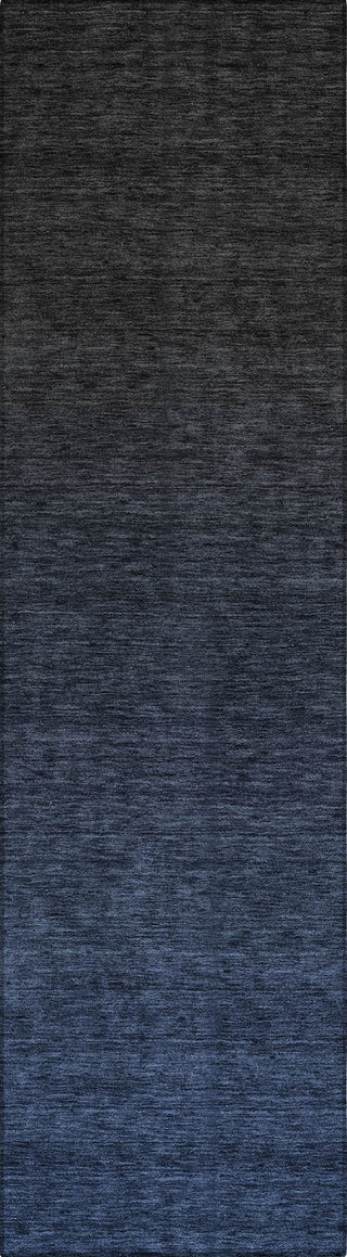 Piper Looms Chantille Modern ACN844 Navy Machine Washable Area Rug Runner Main Image