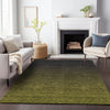 Piper Looms Chantille Modern ACN844 Olive Machine Washable Area Rug Lifestyle Image Feature