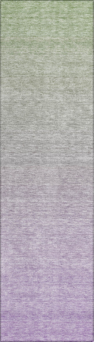Piper Looms Chantille Ombre ACN845 Aloe Machine Washable Area Rug Runner Main Image