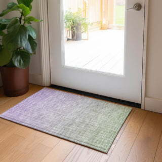 Piper Looms Chantille Ombre ACN845 Aloe Machine Washable Area Rug Scatter Lifestyle Image Feature