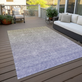 Piper Looms Chantille Ombre ACN845 Beige Machine Washable Area Rug Outdoor Lifestyle Image Feature
