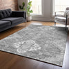 Piper Looms Chantille Medallions ACN847 Gray Machine Washable Area Rug Lifestyle Image Feature