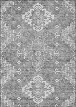 Piper Looms Chantille Medallions ACN847 Gray Machine Washable Area Rug main image