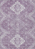 Piper Looms Chantille Medallions ACN847 Lavender Machine Washable Area Rug main image