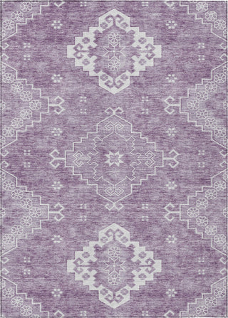 Piper Looms Chantille Medallions ACN847 Lavender Machine Washable Area Rug main image