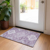 Piper Looms Chantille Medallions ACN847 Lavender Machine Washable Area Rug Scatter Lifestyle Image Feature